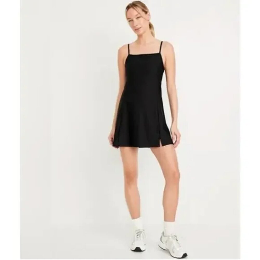 Old Navy PowerSoft Athletic Dress | Black | Sz S (NWOT)